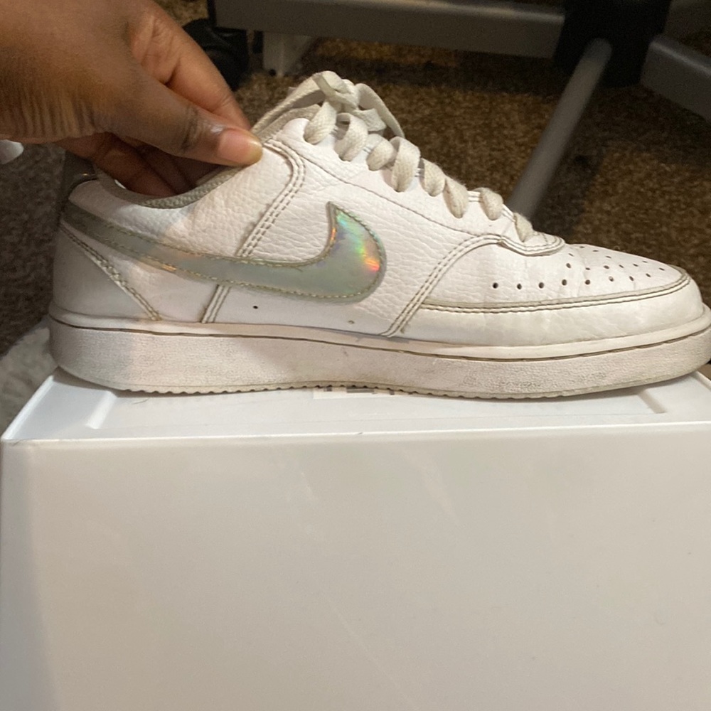 White Chrome nikes